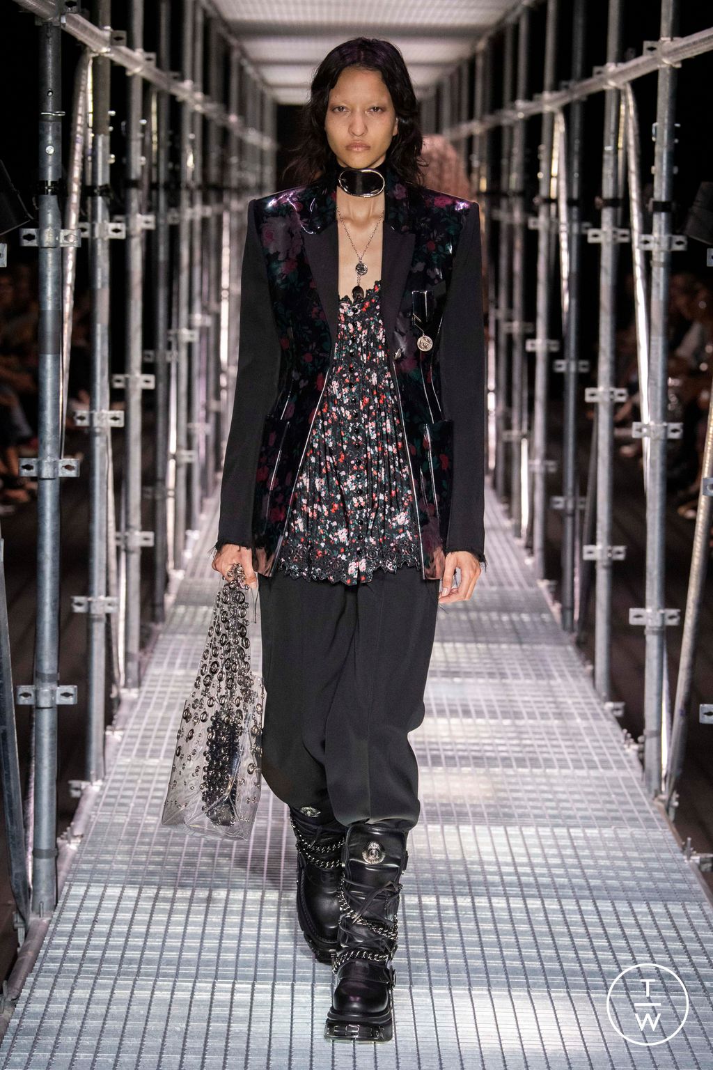 Fashion Week Paris Spring/Summer 2023 look 13 from the Paco Rabanne collection womenswear