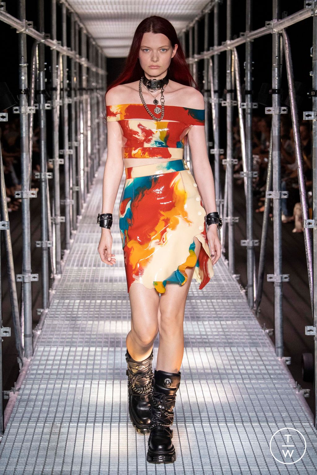 Fashion Week Paris Spring/Summer 2023 look 27 from the Paco Rabanne collection womenswear