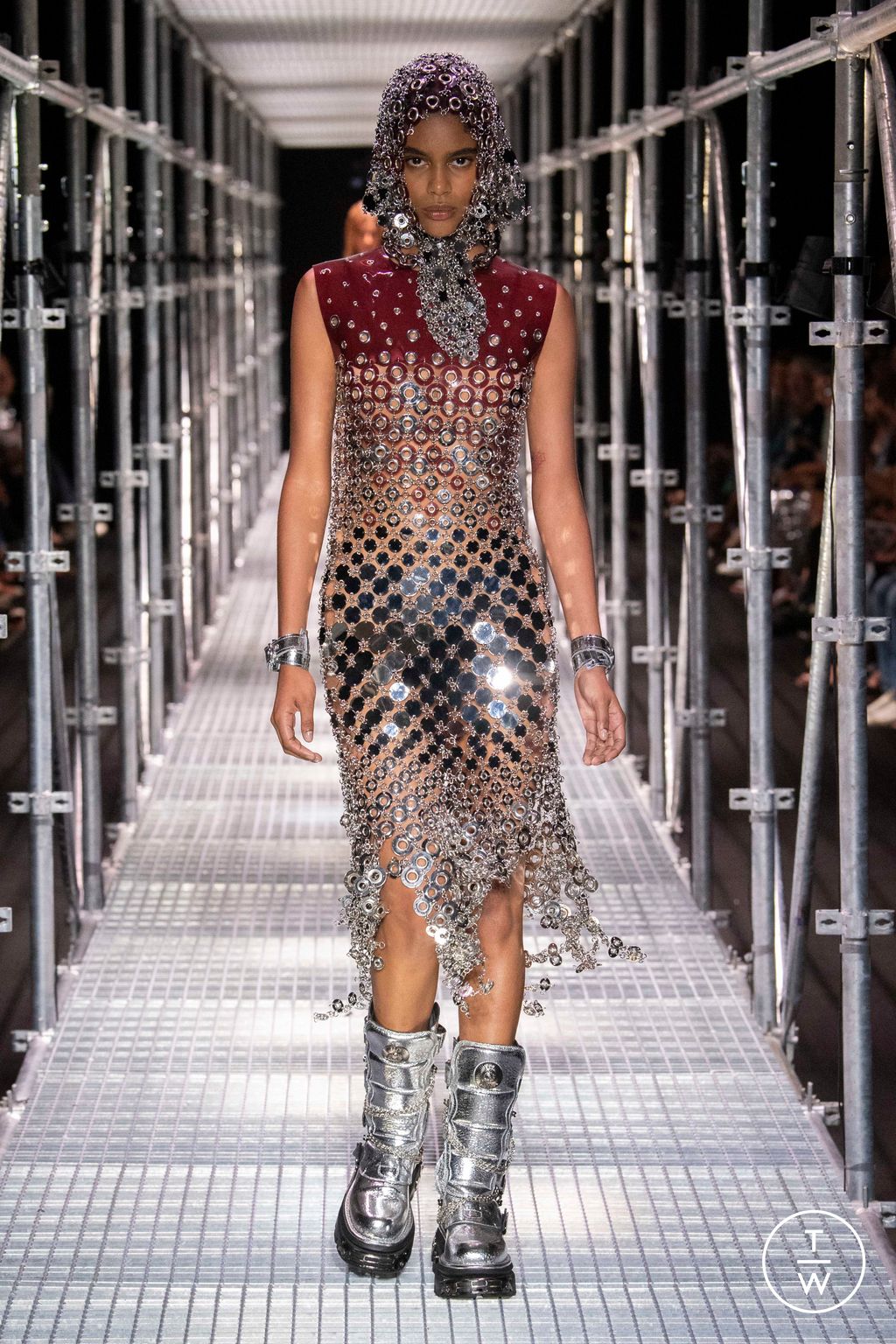 Fashion Week Paris Spring/Summer 2023 look 36 from the Paco Rabanne collection womenswear