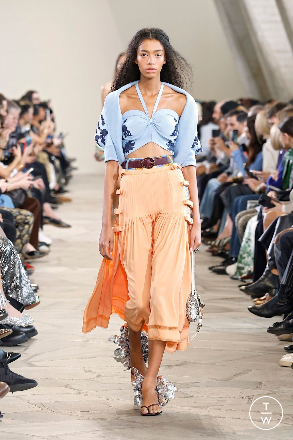 Fashion Week Paris Spring/Summer 2026 look 1 from the Rabanne collection womenswear
