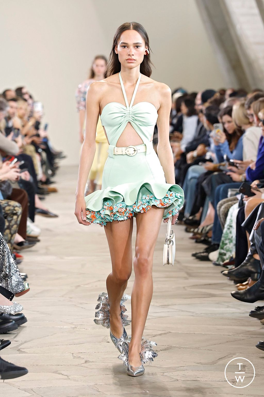 Fashion Week Paris Spring/Summer 2026 look 2 from the Rabanne collection womenswear
