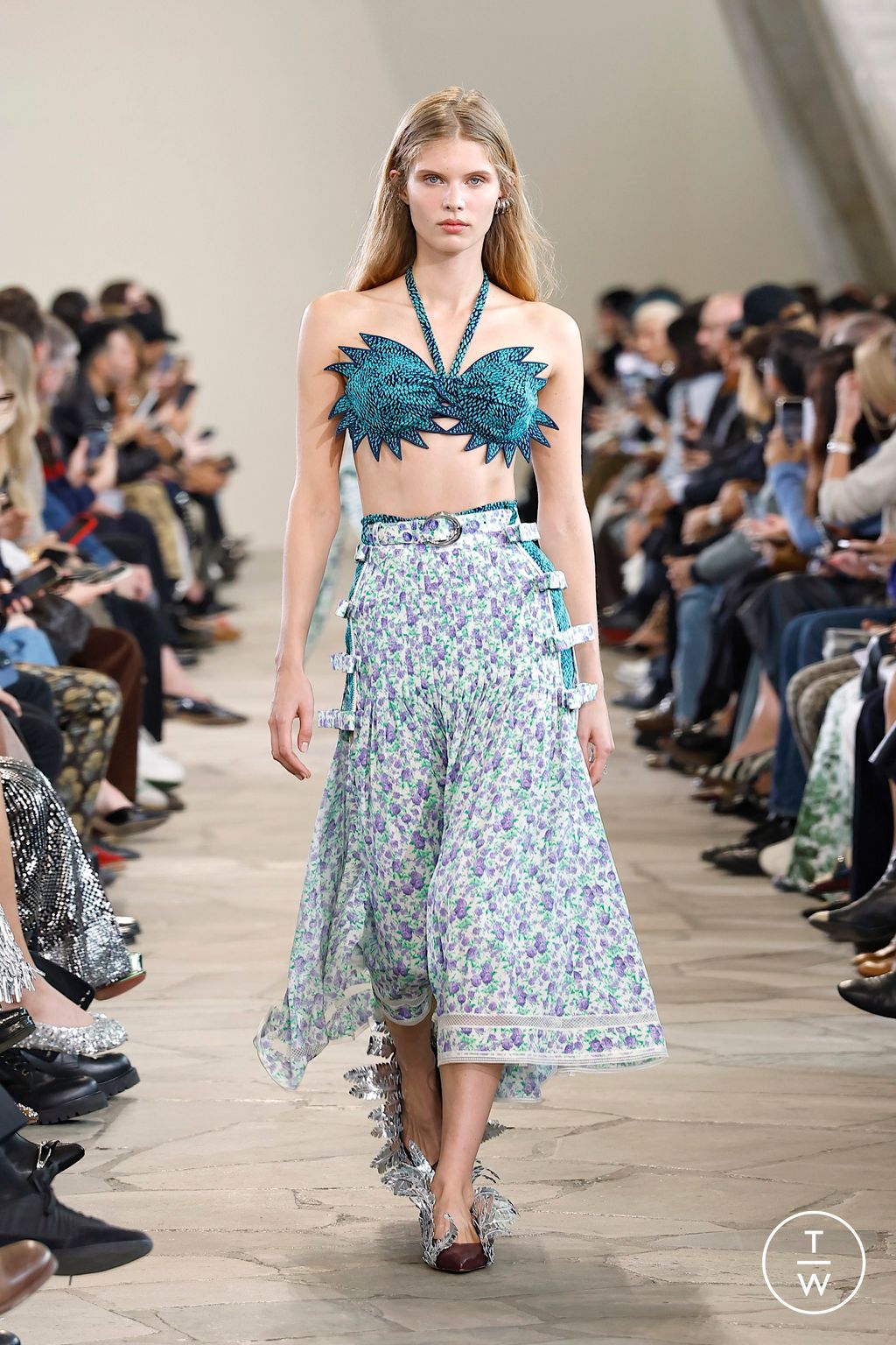 Fashion Week Paris Spring/Summer 2026 look 6 from the Rabanne collection womenswear