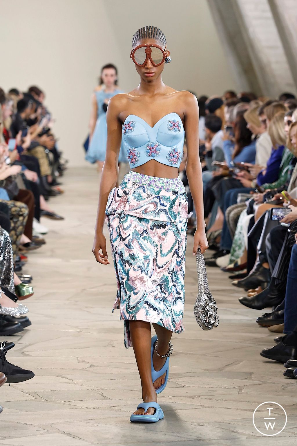 Fashion Week Paris Spring/Summer 2026 look 13 from the Rabanne collection womenswear