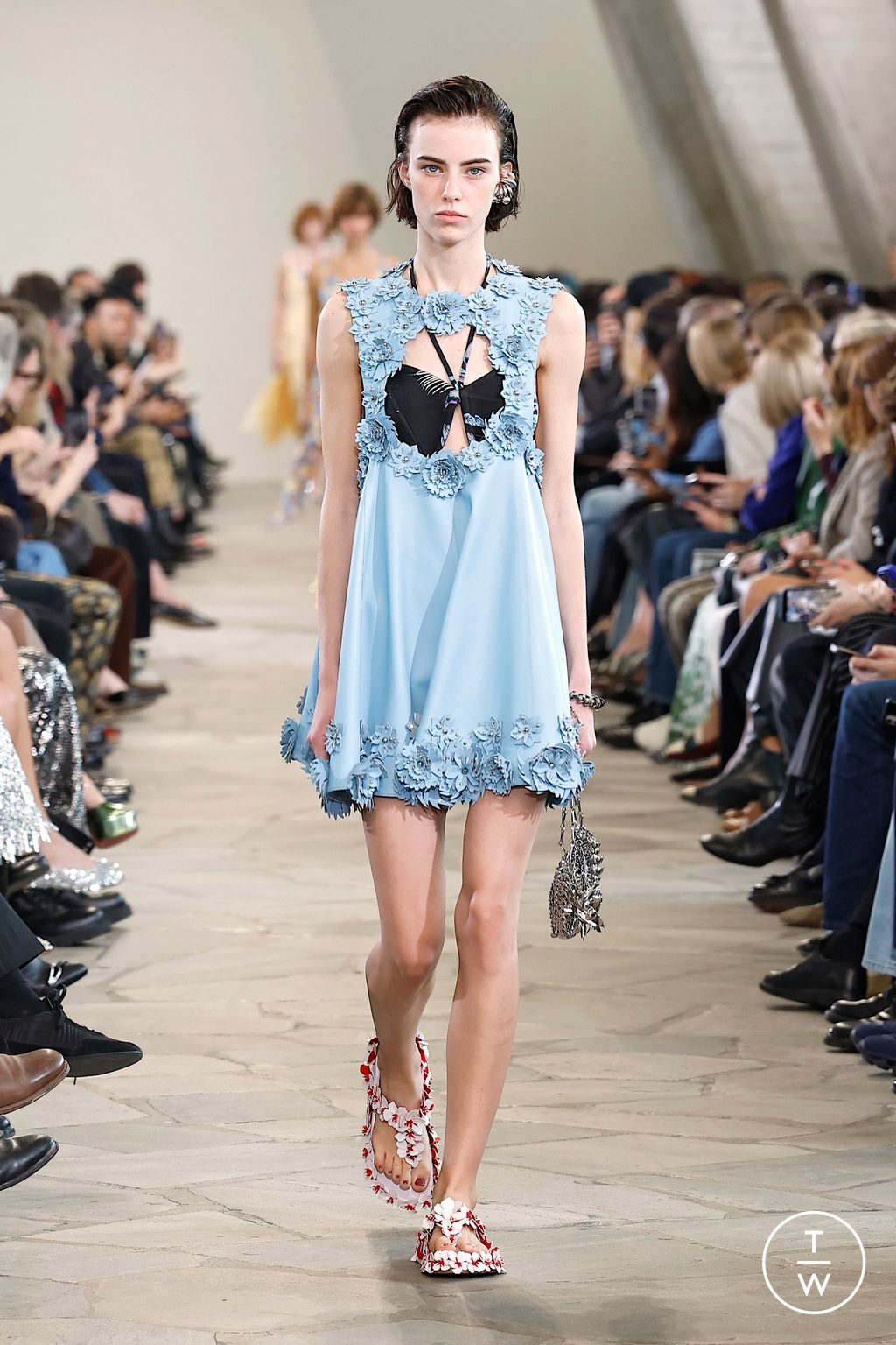 Fashion Week Paris Spring/Summer 2026 look 14 from the Rabanne collection womenswear