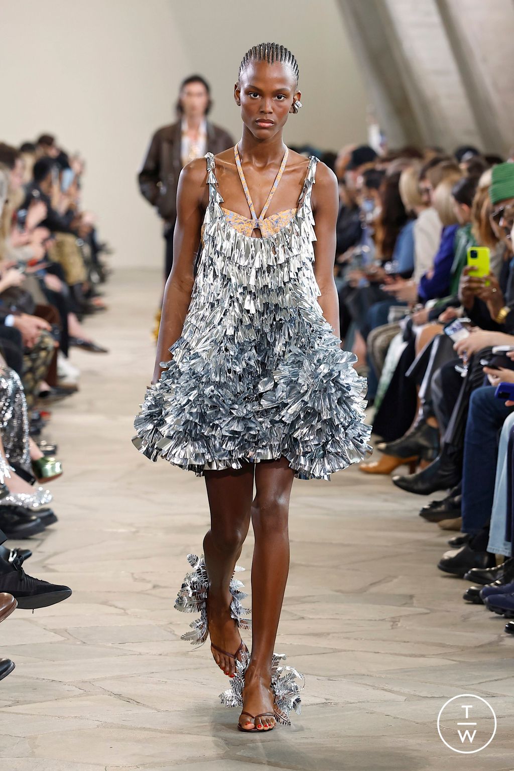 Fashion Week Paris Spring/Summer 2026 look 20 from the Rabanne collection womenswear