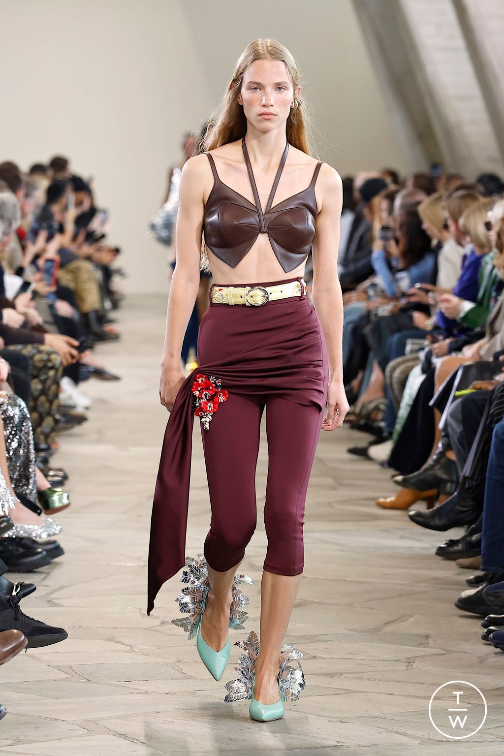 Fashion Week Paris Spring/Summer 2026 look 24 from the Rabanne collection womenswear