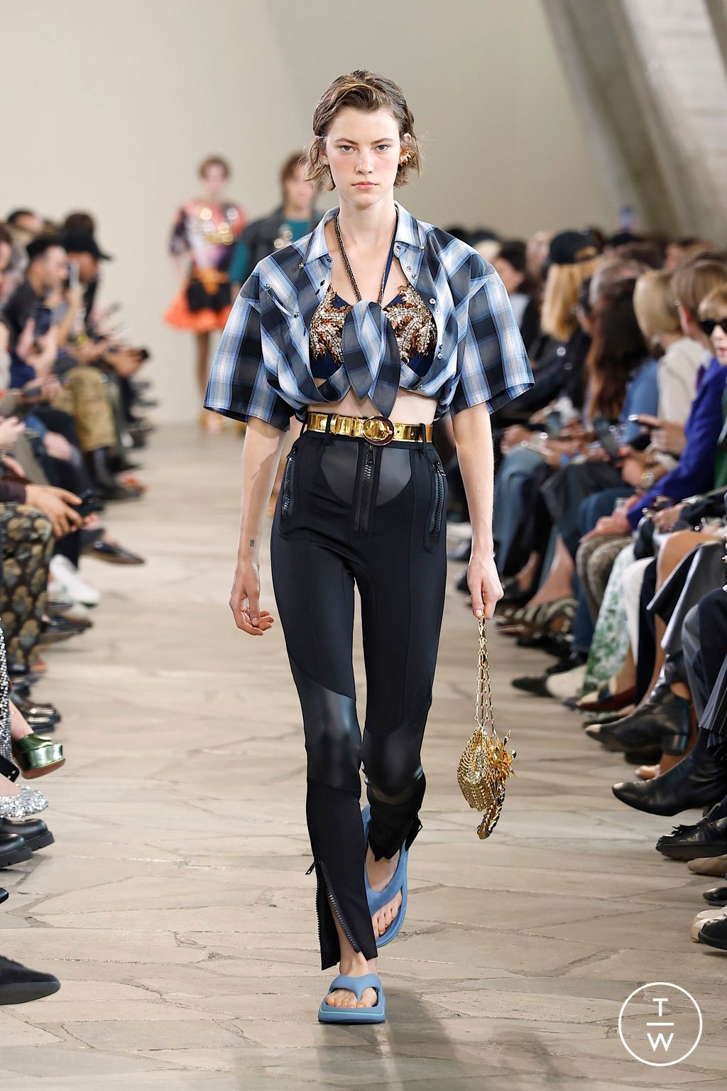 Fashion Week Paris Spring/Summer 2026 look 26 from the Rabanne collection womenswear