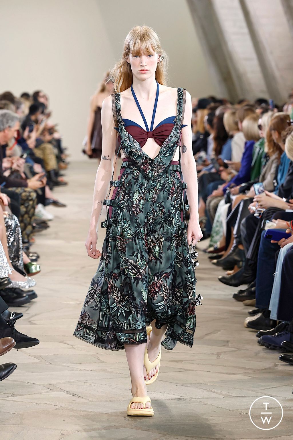 Fashion Week Paris Spring/Summer 2026 look 28 from the Rabanne collection womenswear