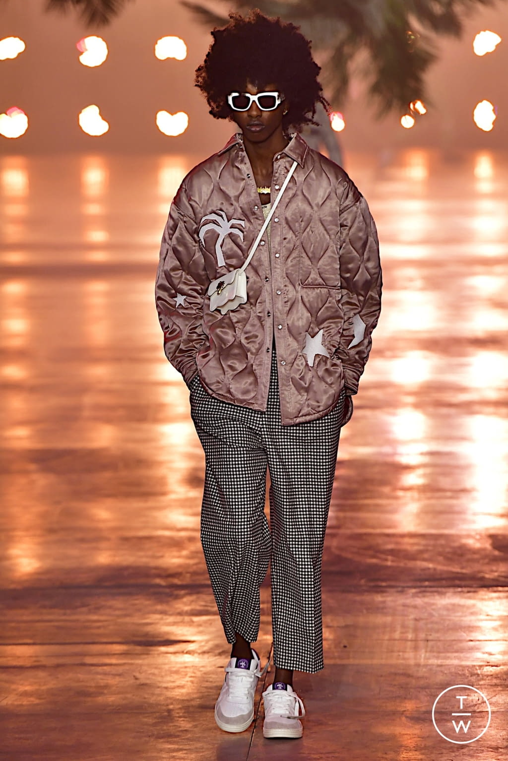 Fashion Week Milan Fall/Winter 2022 look 34 from the Palm Angels collection womenswear