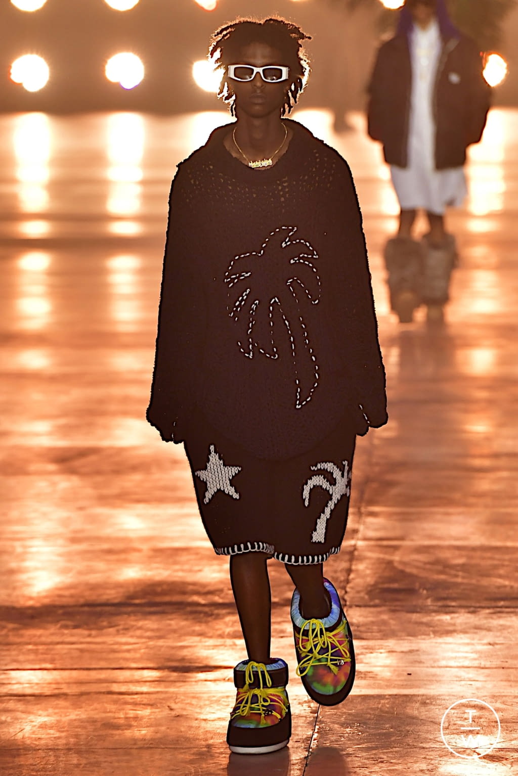 Fashion Week Milan Fall/Winter 2022 look 6 de la collection Palm Angels womenswear