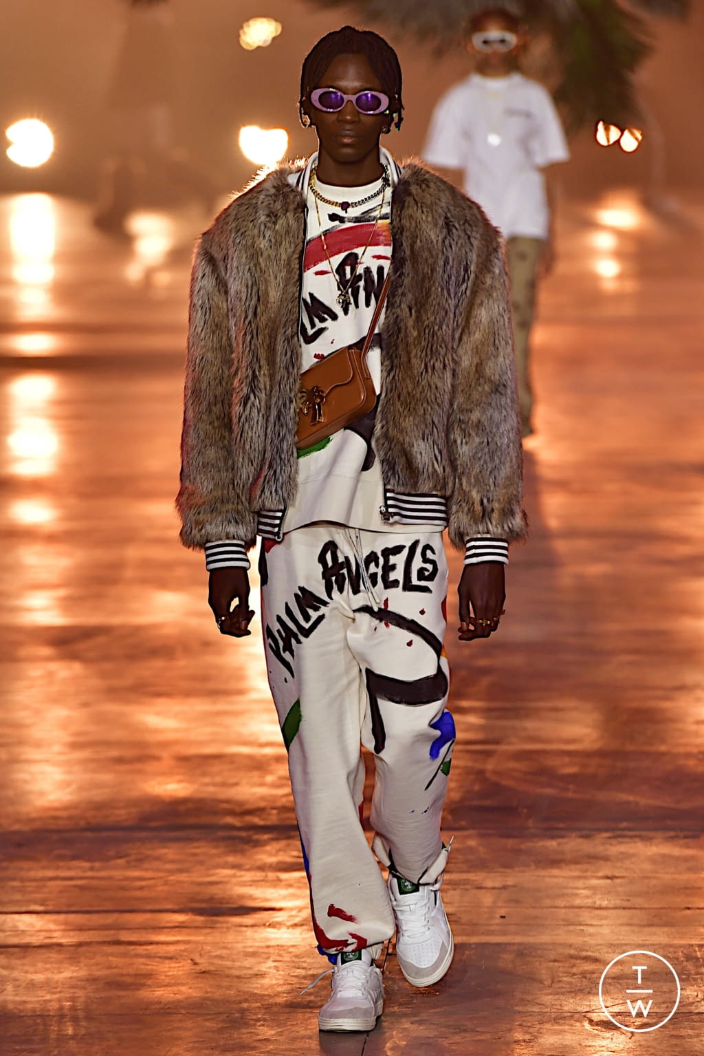 Fashion Week Milan Fall/Winter 2022 look 21 from the Palm Angels collection womenswear
