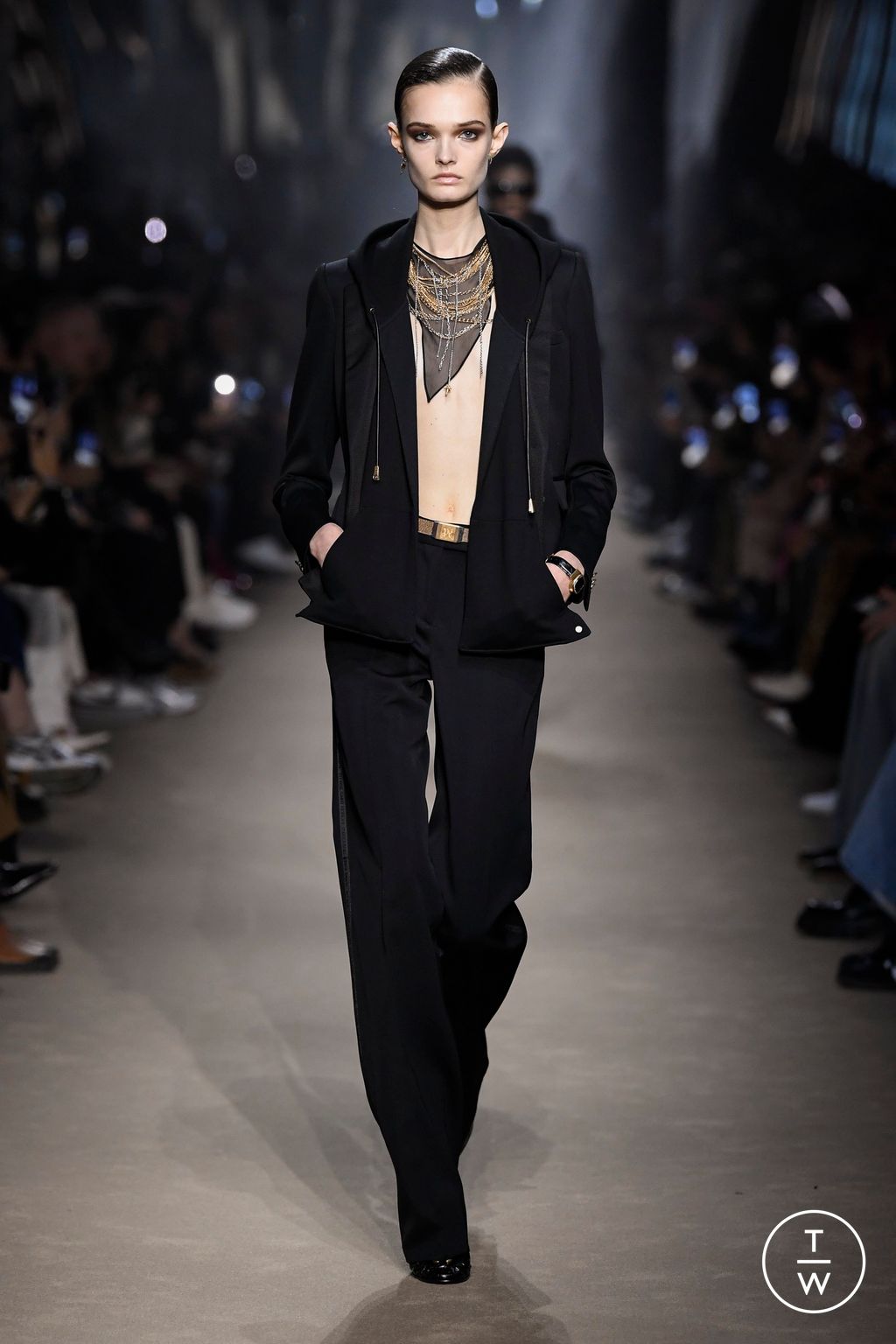 Fashion Week Paris Fall/Winter 2023 look 2 de la collection Palm Angels womenswear