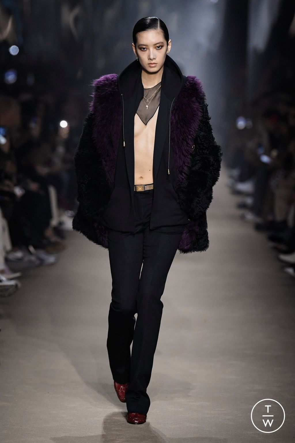 Fashion Week Paris Fall/Winter 2023 look 6 de la collection Palm Angels womenswear