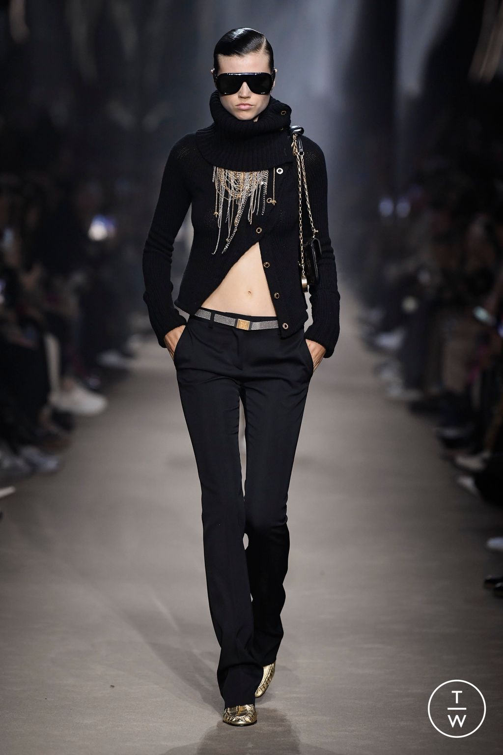 Fashion Week Paris Fall/Winter 2023 look 23 de la collection Palm Angels womenswear