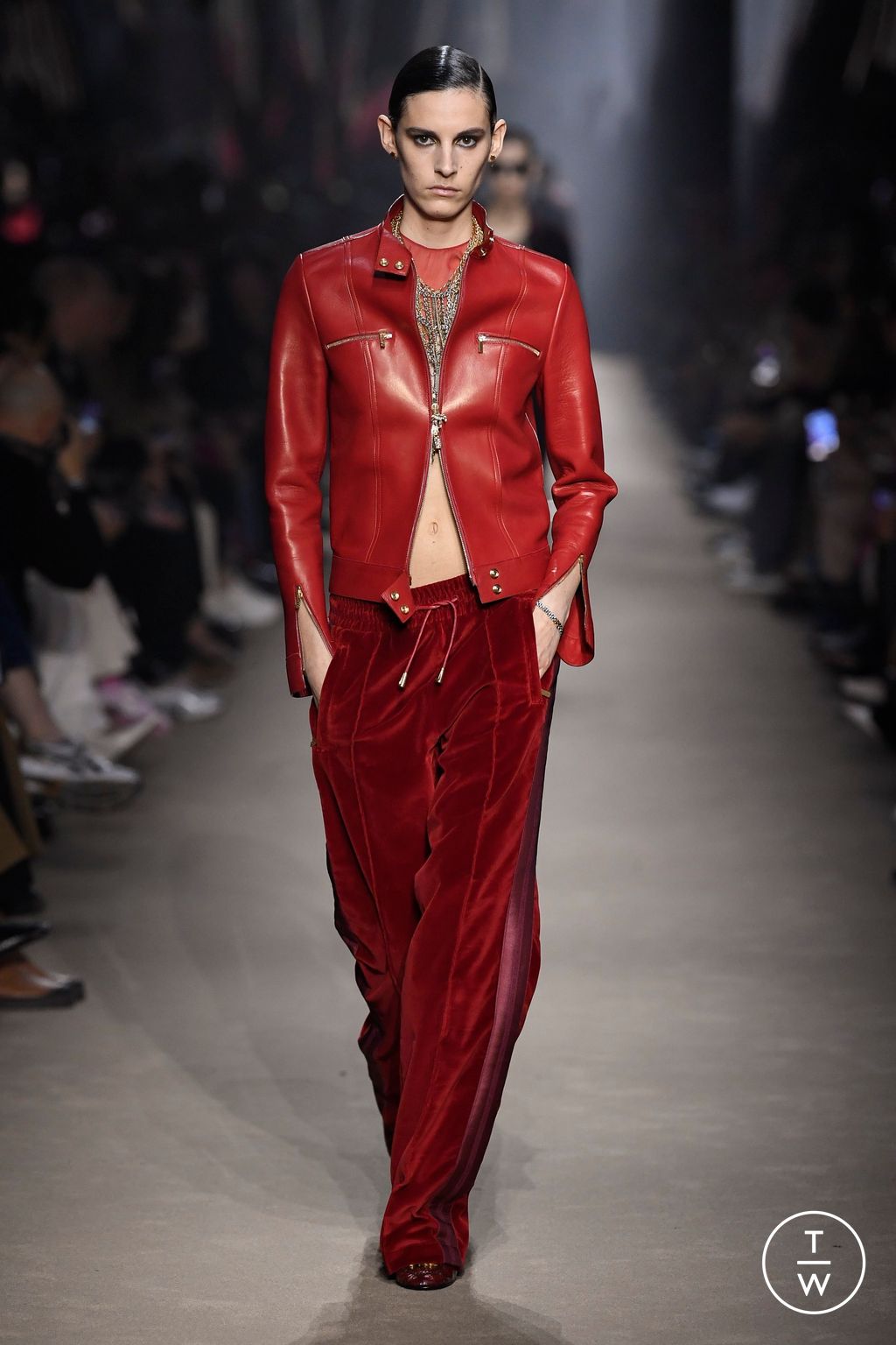 Fashion Week Paris Fall/Winter 2023 look 32 de la collection Palm Angels womenswear