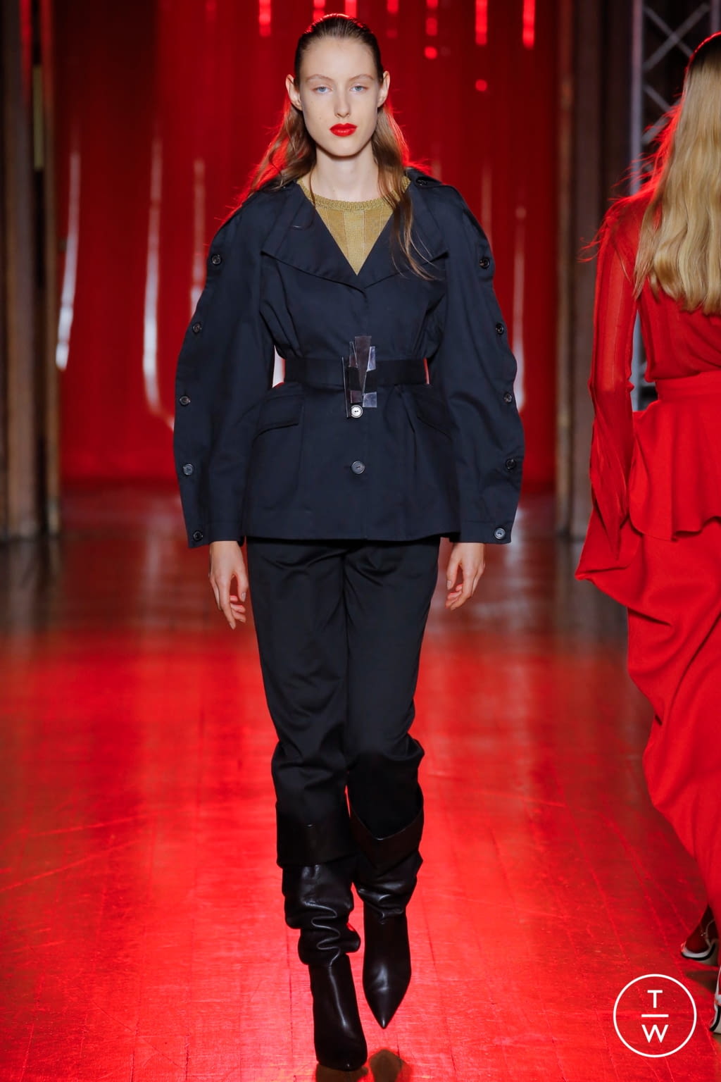 Fashion Week London Spring/Summer 2019 look 7 from the Palmer Harding collection 女装