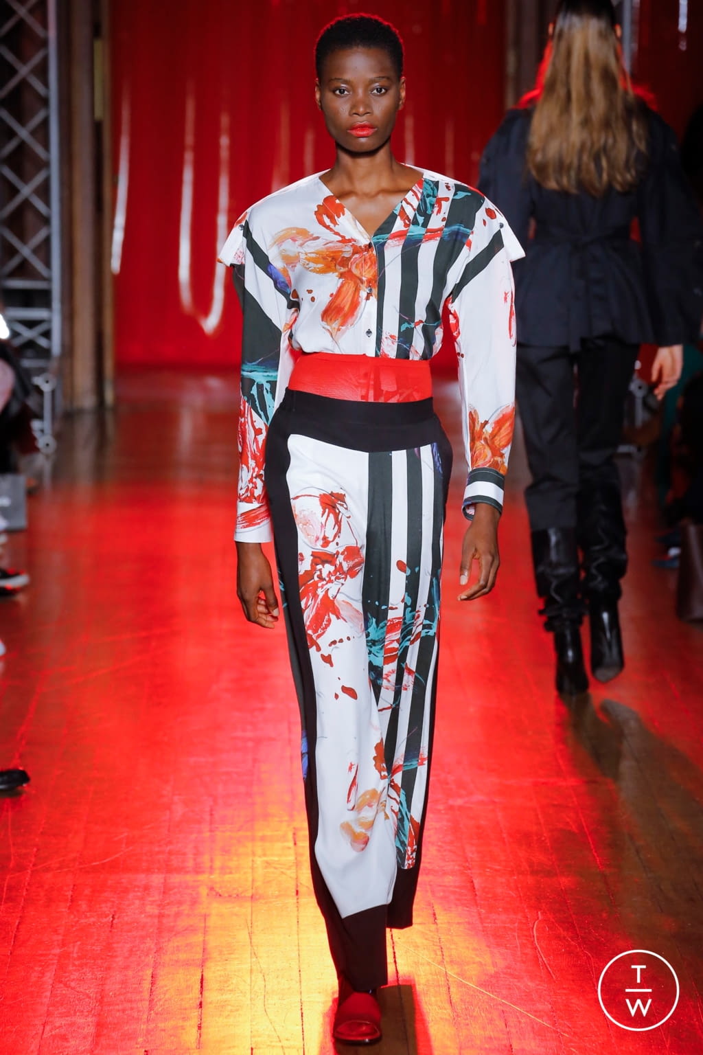Fashion Week London Spring/Summer 2019 look 11 from the Palmer Harding collection womenswear