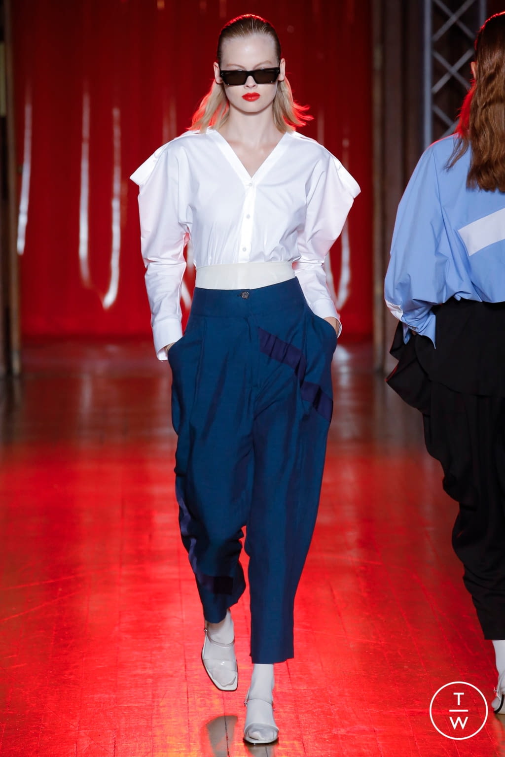 Fashion Week London Spring/Summer 2019 look 13 from the Palmer Harding collection 女装