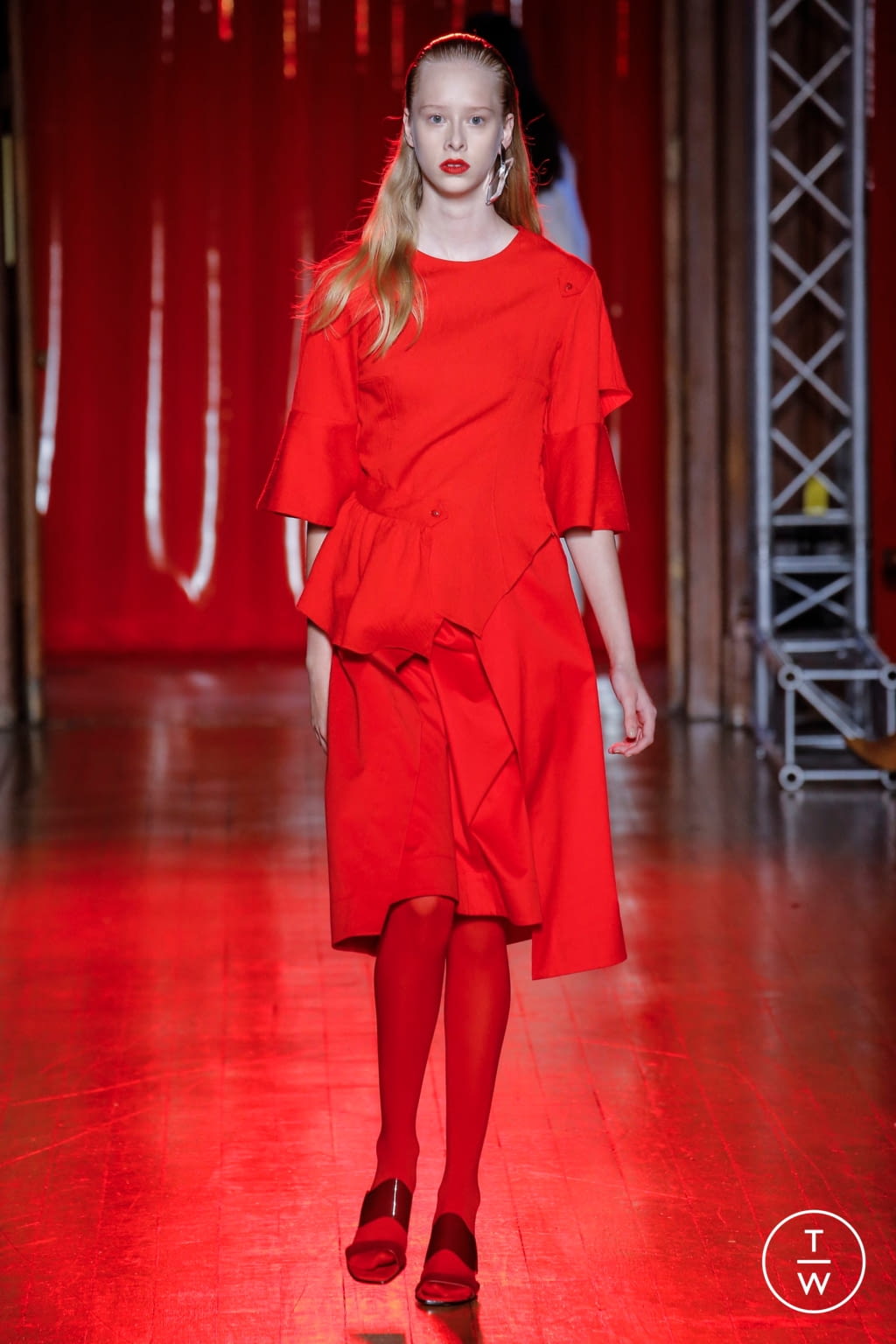 Fashion Week London Spring/Summer 2019 look 22 from the Palmer Harding collection 女装