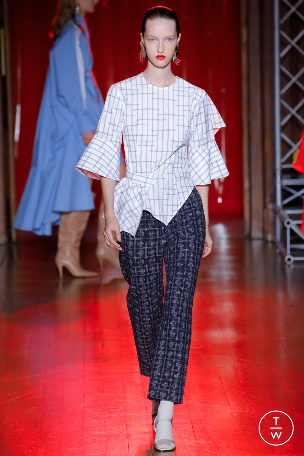 Fashion Week London Spring/Summer 2019 look 26 from the Palmer Harding collection womenswear