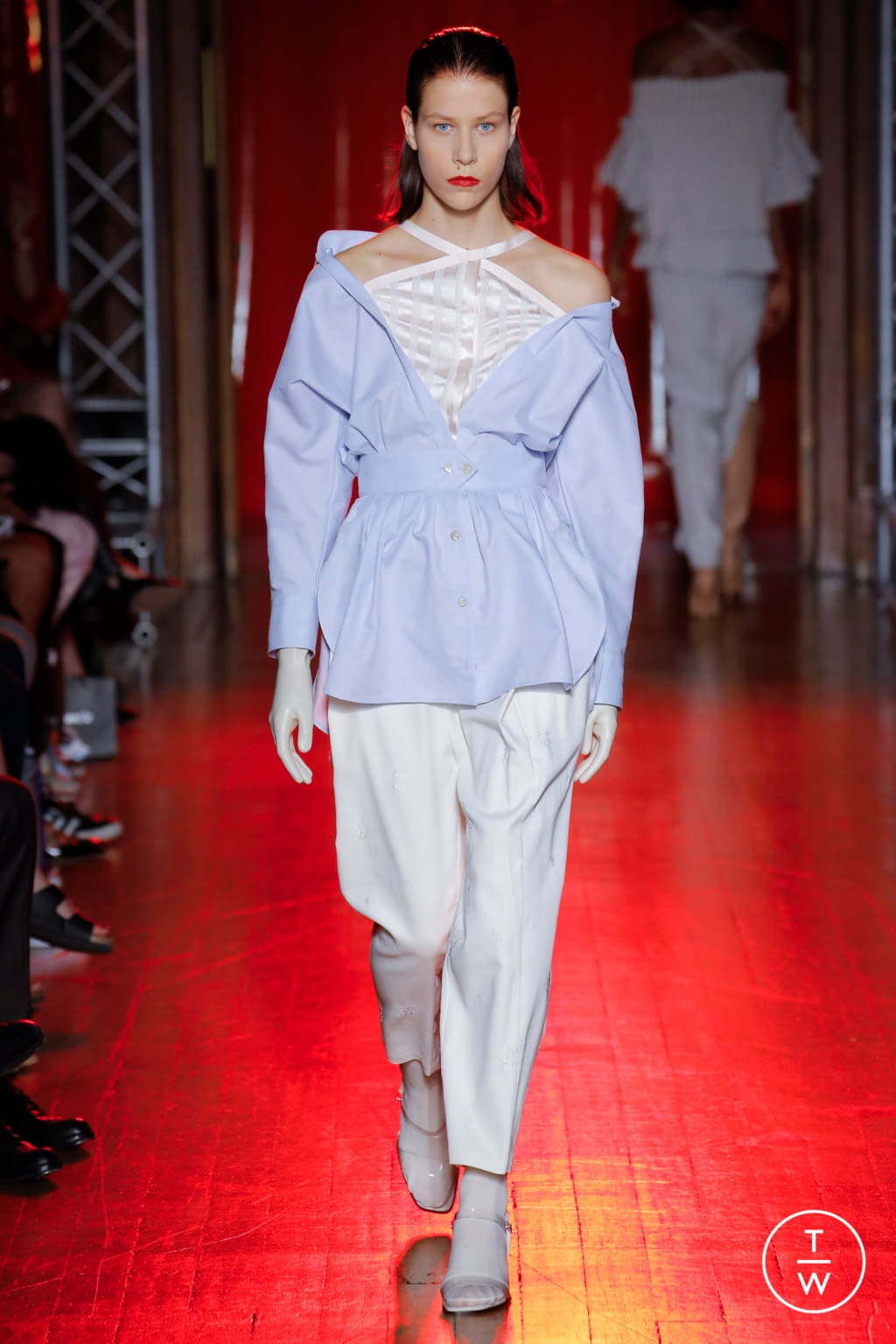 Fashion Week London Spring/Summer 2019 look 34 from the Palmer Harding collection womenswear