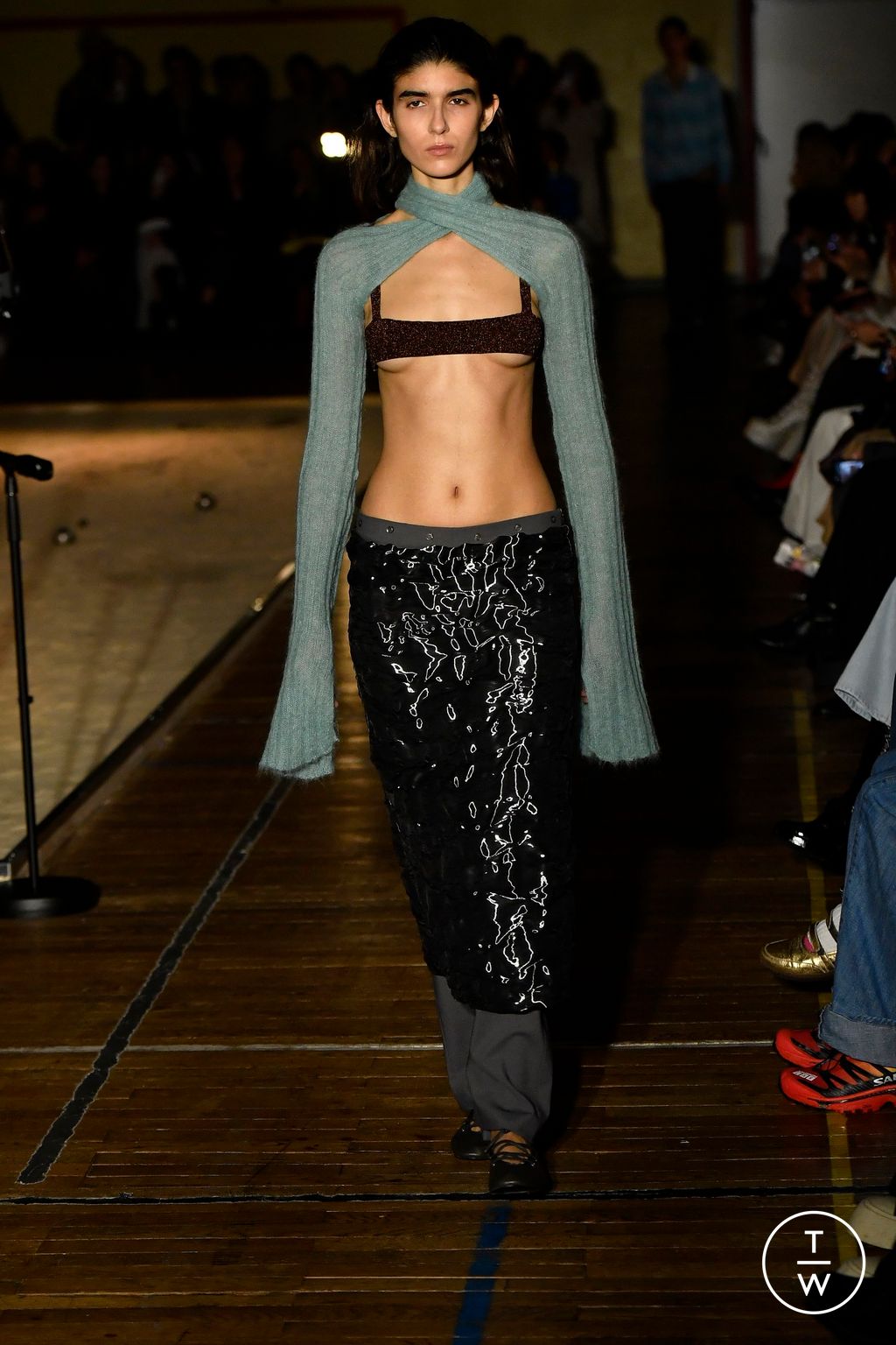 Fashion Week Paris Fall/Winter 2024 look 24 de la collection Paloma Wool womenswear