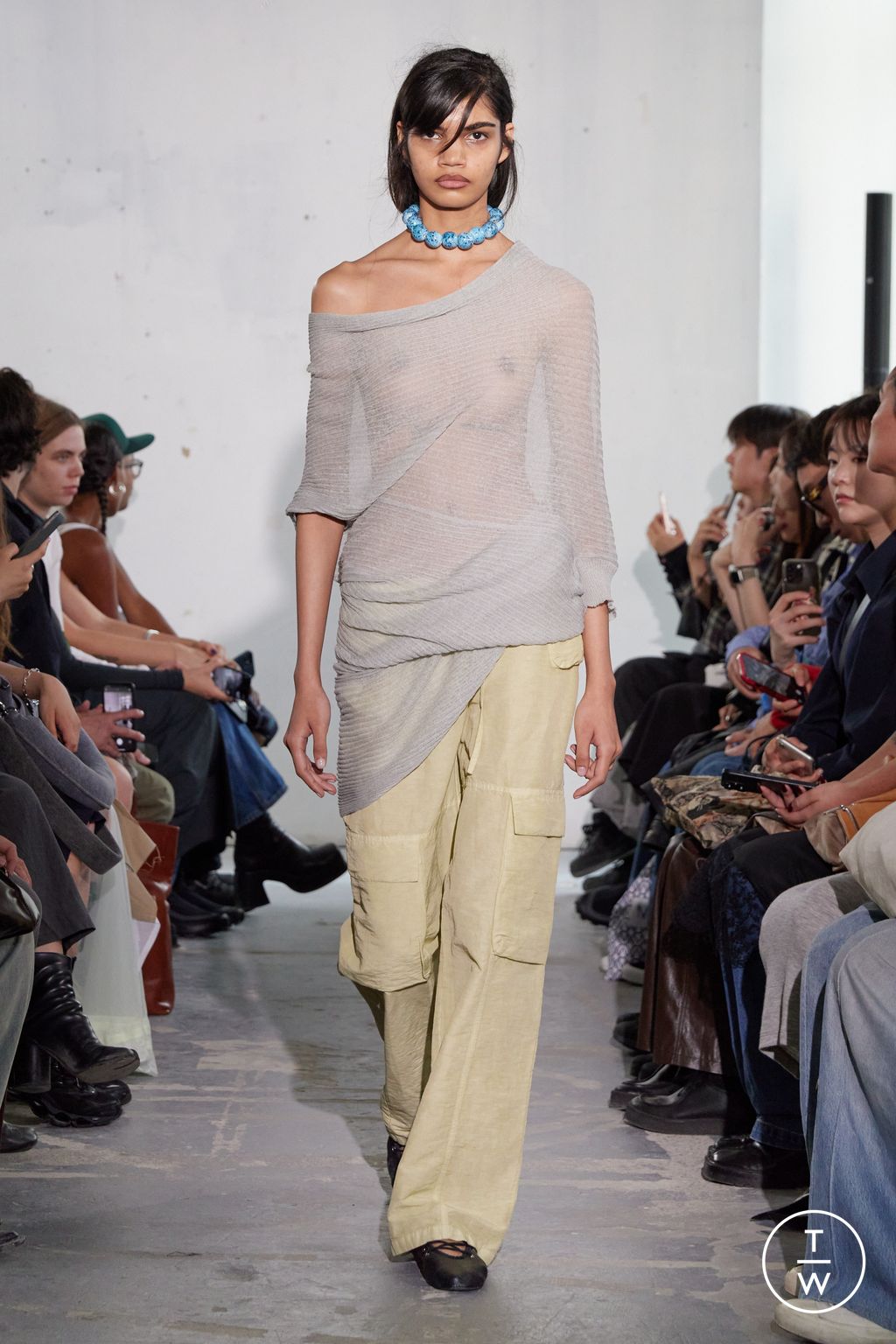 Fashion Week Paris Spring/Summer 2024 look 12 de la collection Paloma Wool womenswear