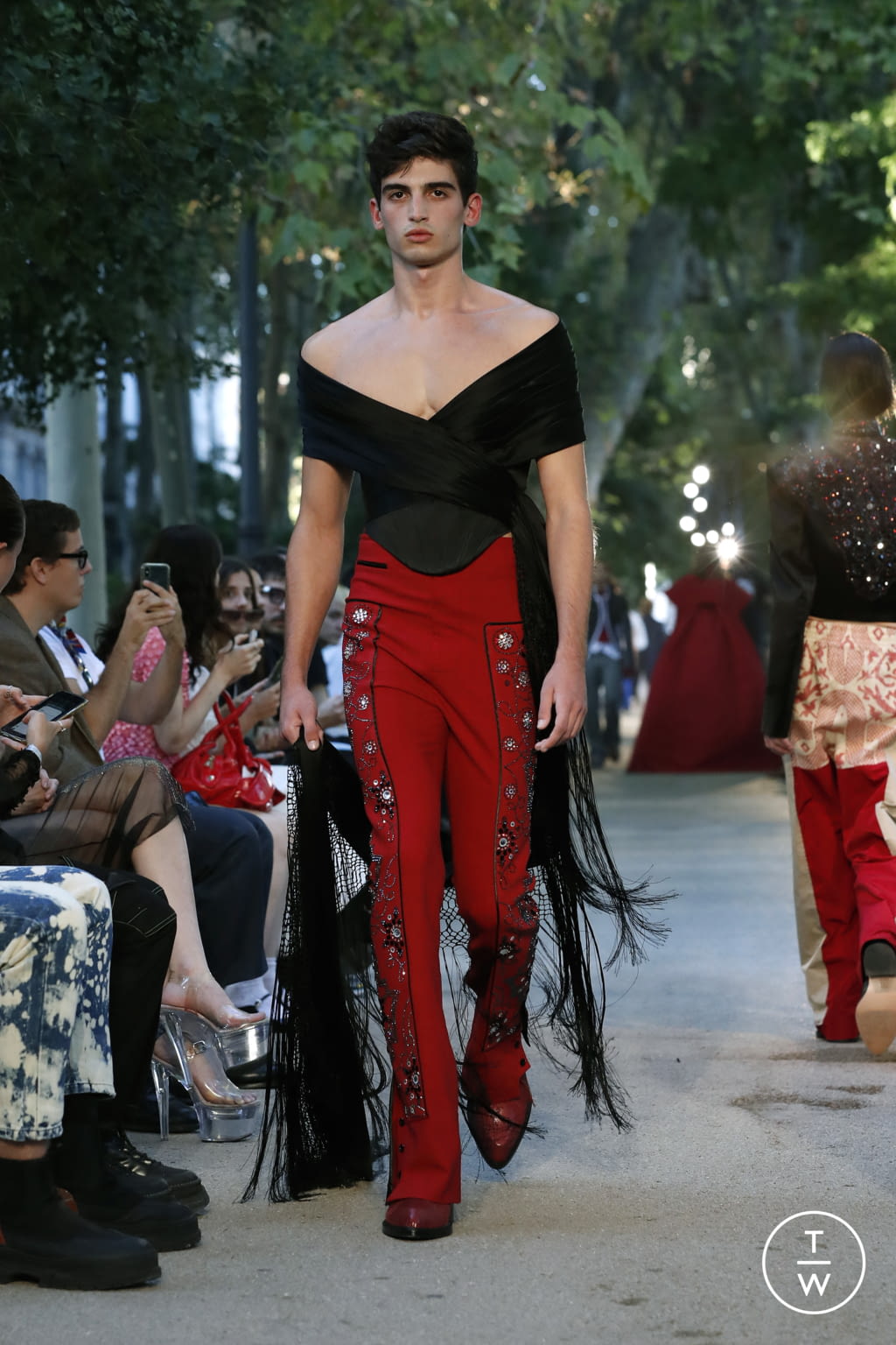 Fashion Week Paris Spring/Summer 2022 look 44 from the Palomo Spain collection menswear