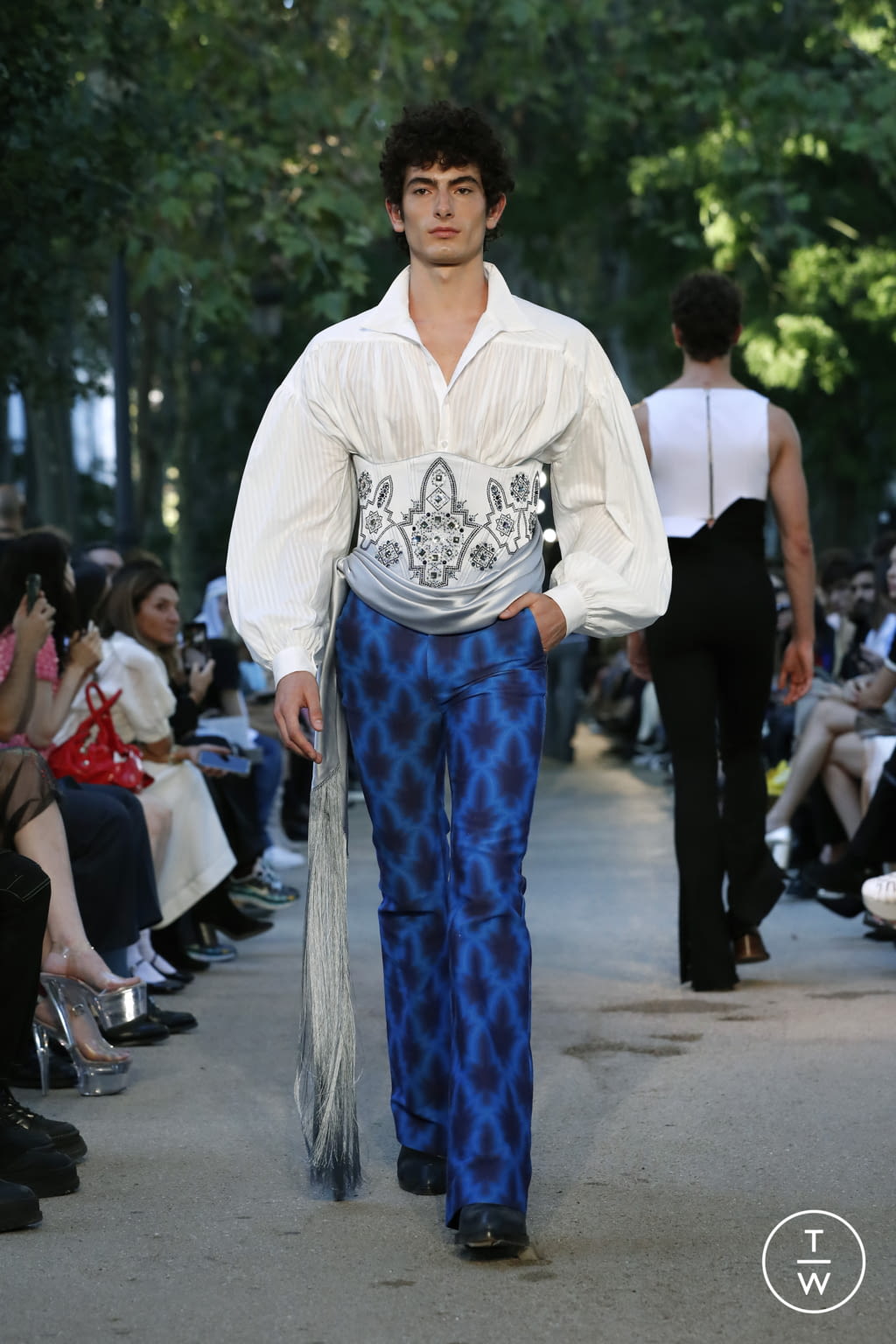 Fashion Week Paris Spring/Summer 2022 look 47 from the Palomo Spain collection menswear