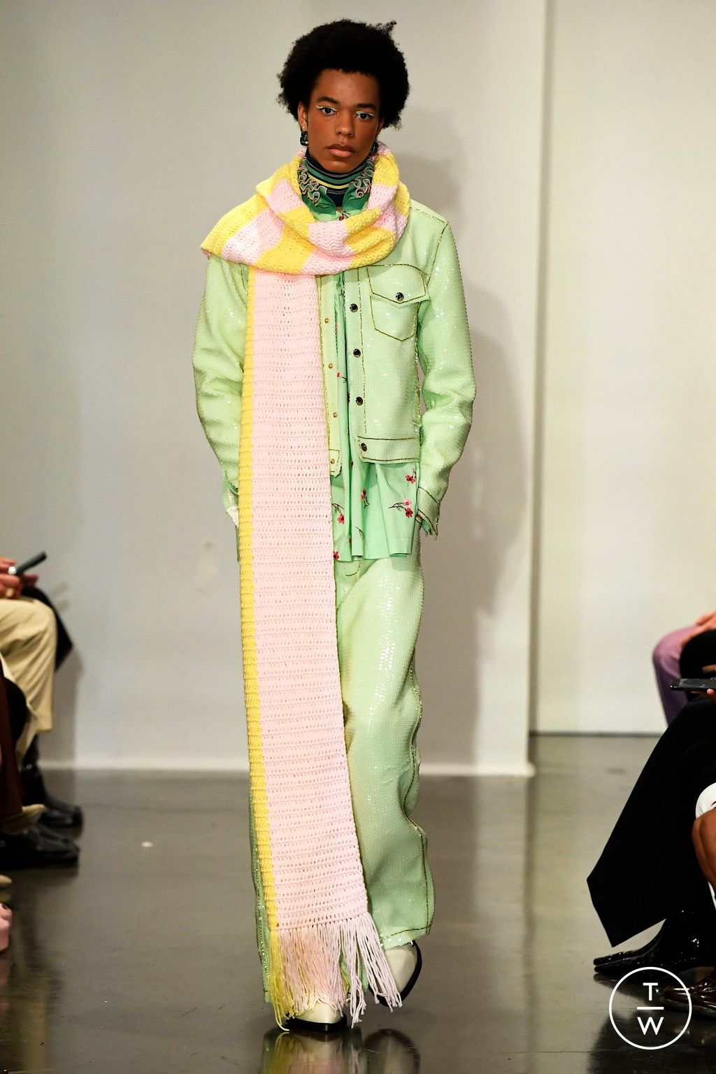 Fashion Week New York Fall/Winter 2023 look 14 from the Palomo Spain collection womenswear