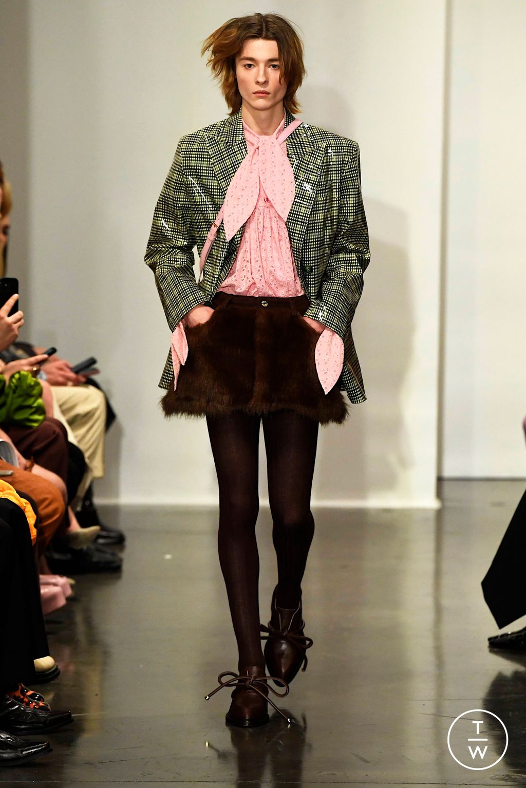 Fashion Week New York Fall/Winter 2023 look 25 from the Palomo Spain collection womenswear