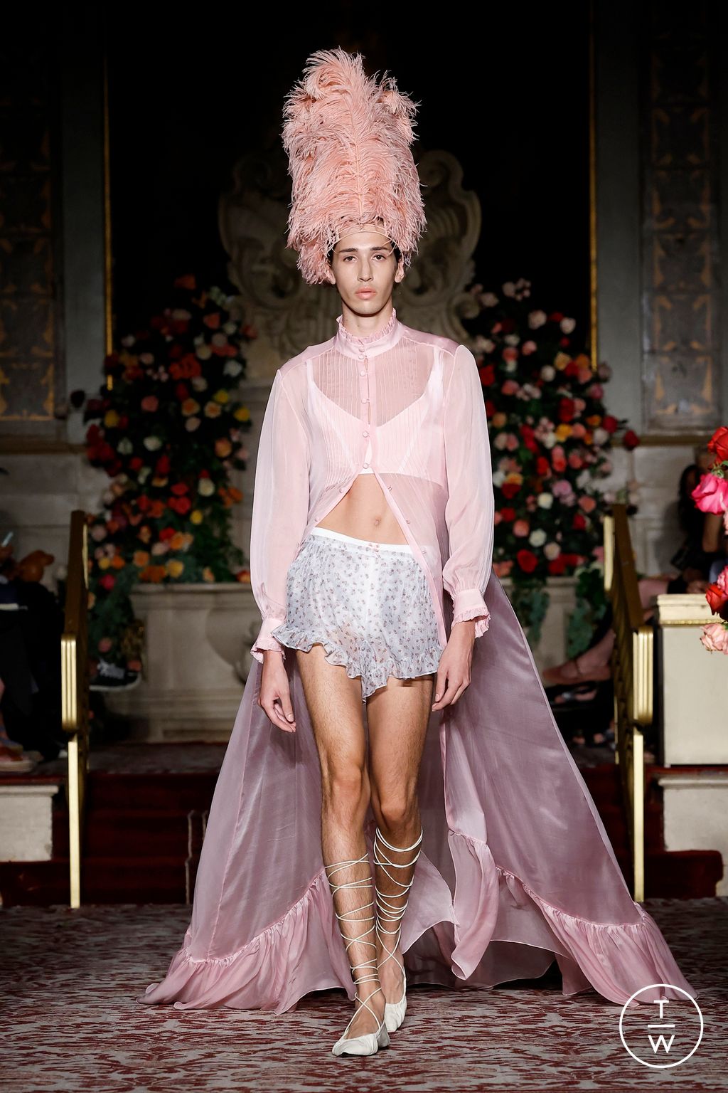 Fashion Week New York Spring/Summer 2024 look 13 de la collection Palomo Spain womenswear