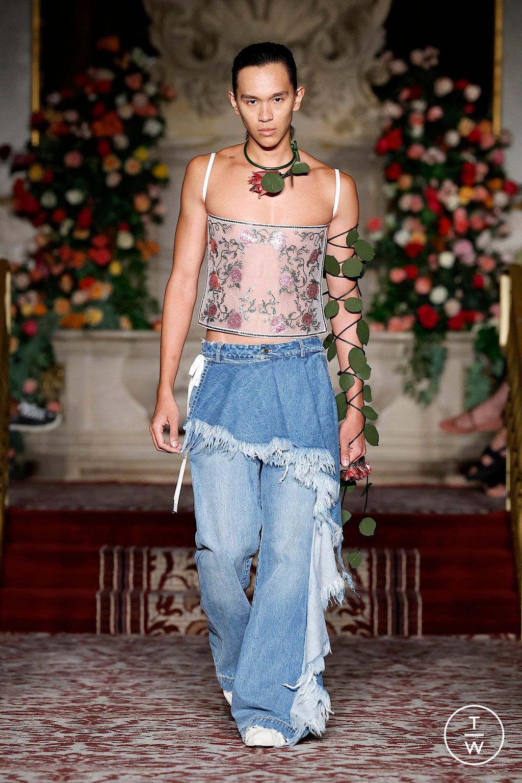 Fashion Week New York Spring/Summer 2024 look 16 de la collection Palomo Spain womenswear