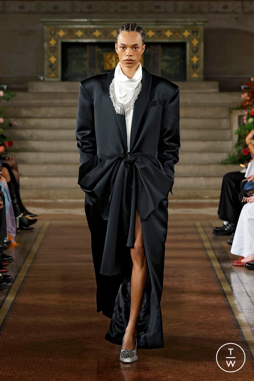 Fashion Week New York Spring/Summer 2025 look 1 de la collection Palomo Spain womenswear