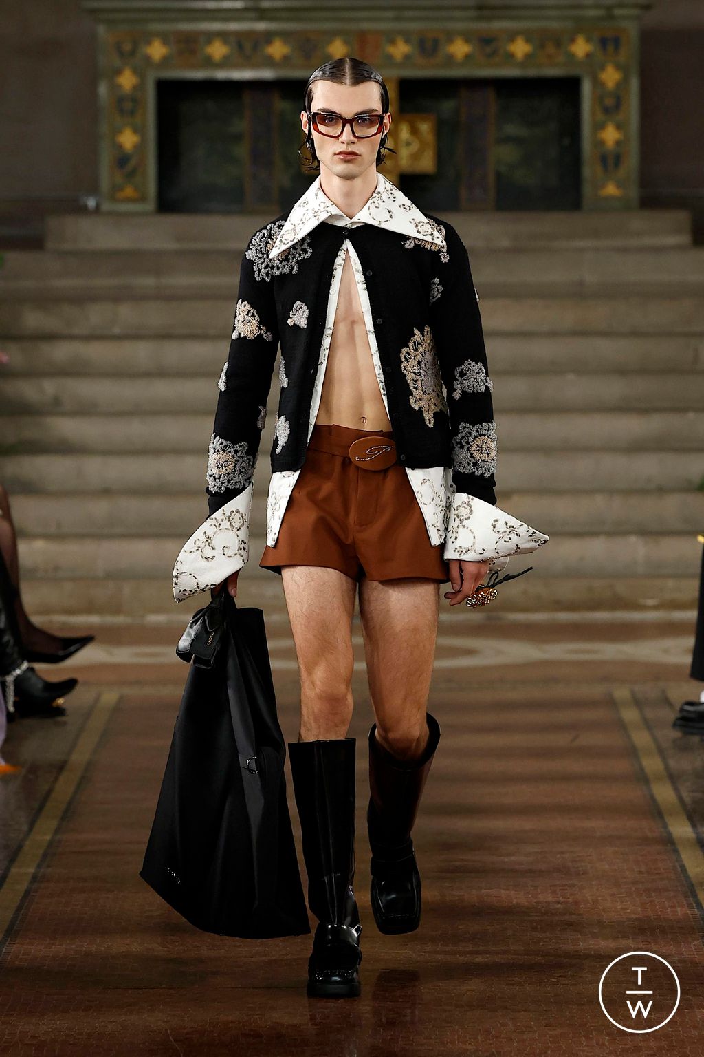 Fashion Week New York Spring/Summer 2025 look 8 from the Palomo Spain collection womenswear