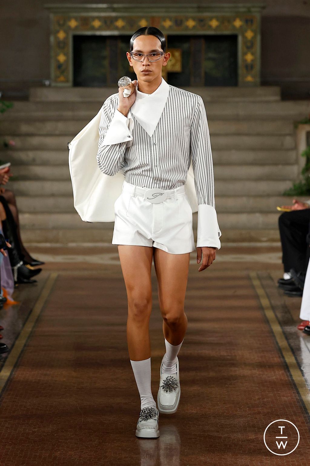 Fashion Week New York Spring/Summer 2025 look 12 from the Palomo Spain collection 女装