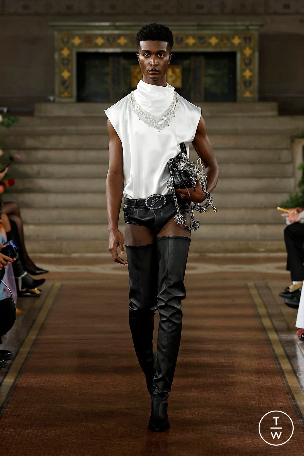 Fashion Week New York Spring-Summer 2025 look 29 from the Palomo Spain collection womenswear
