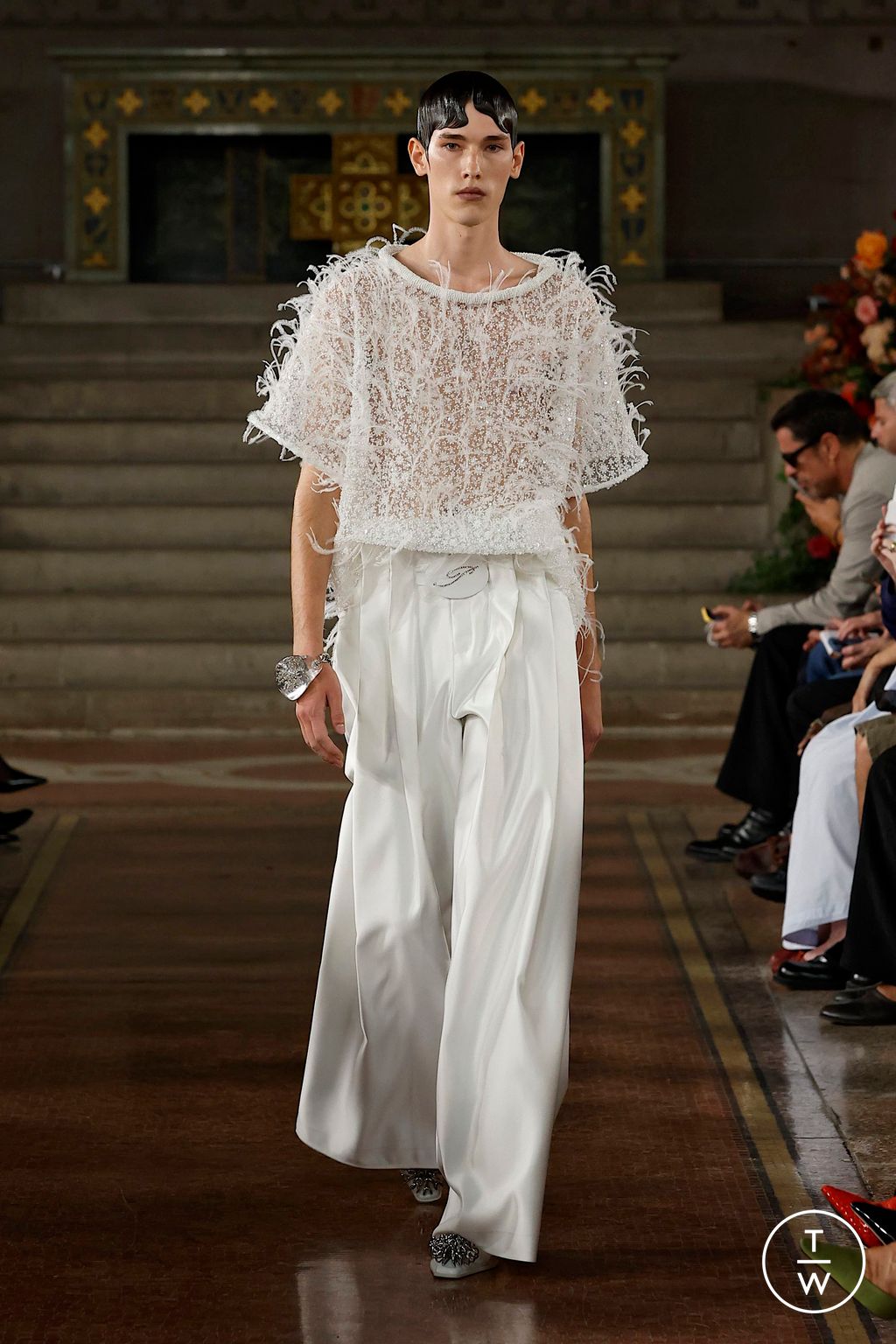 Fashion Week New York Spring/Summer 2025 look 36 from the Palomo Spain collection womenswear