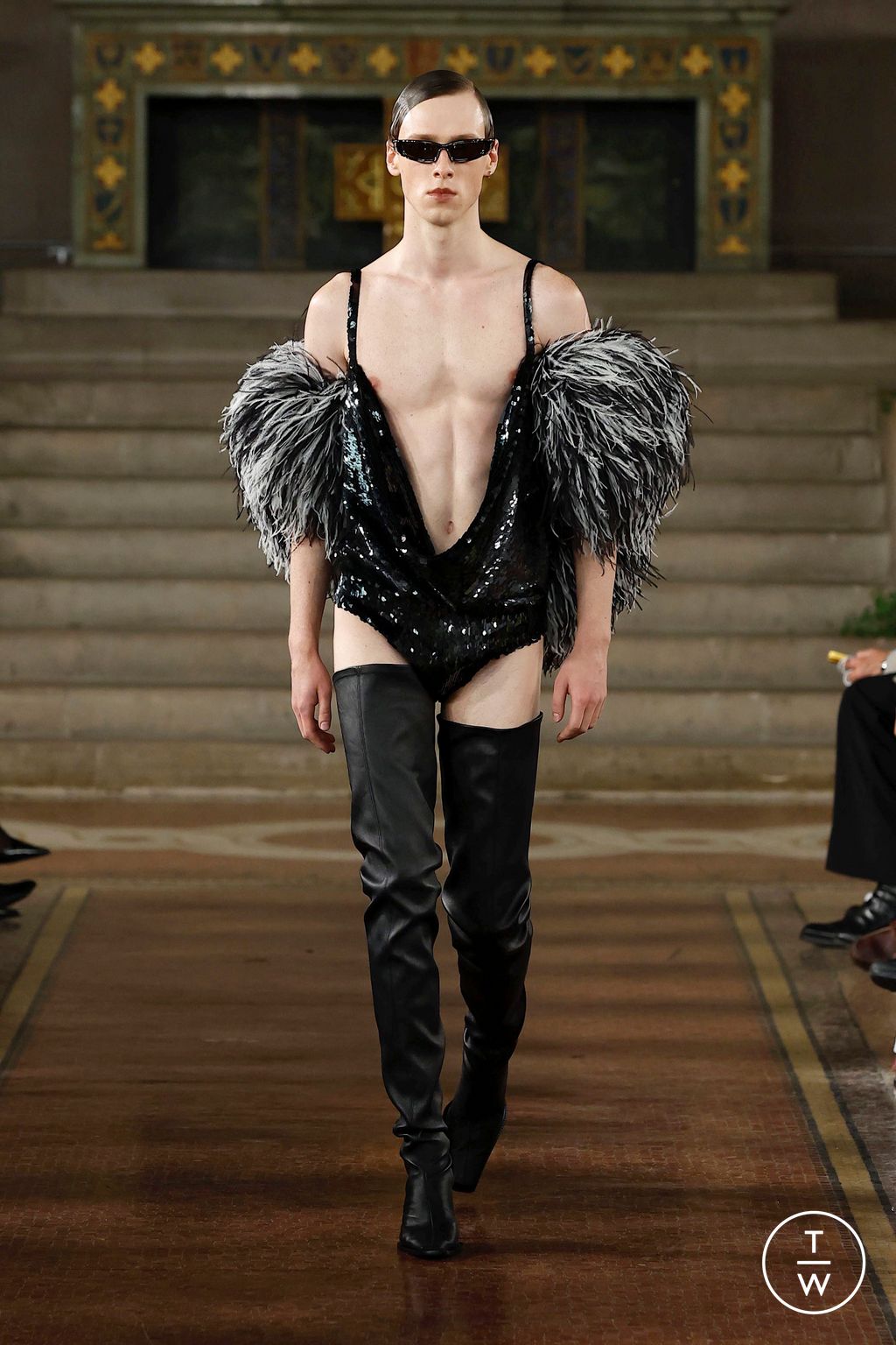 Fashion Week New York Spring/Summer 2025 look 39 from the Palomo Spain collection womenswear