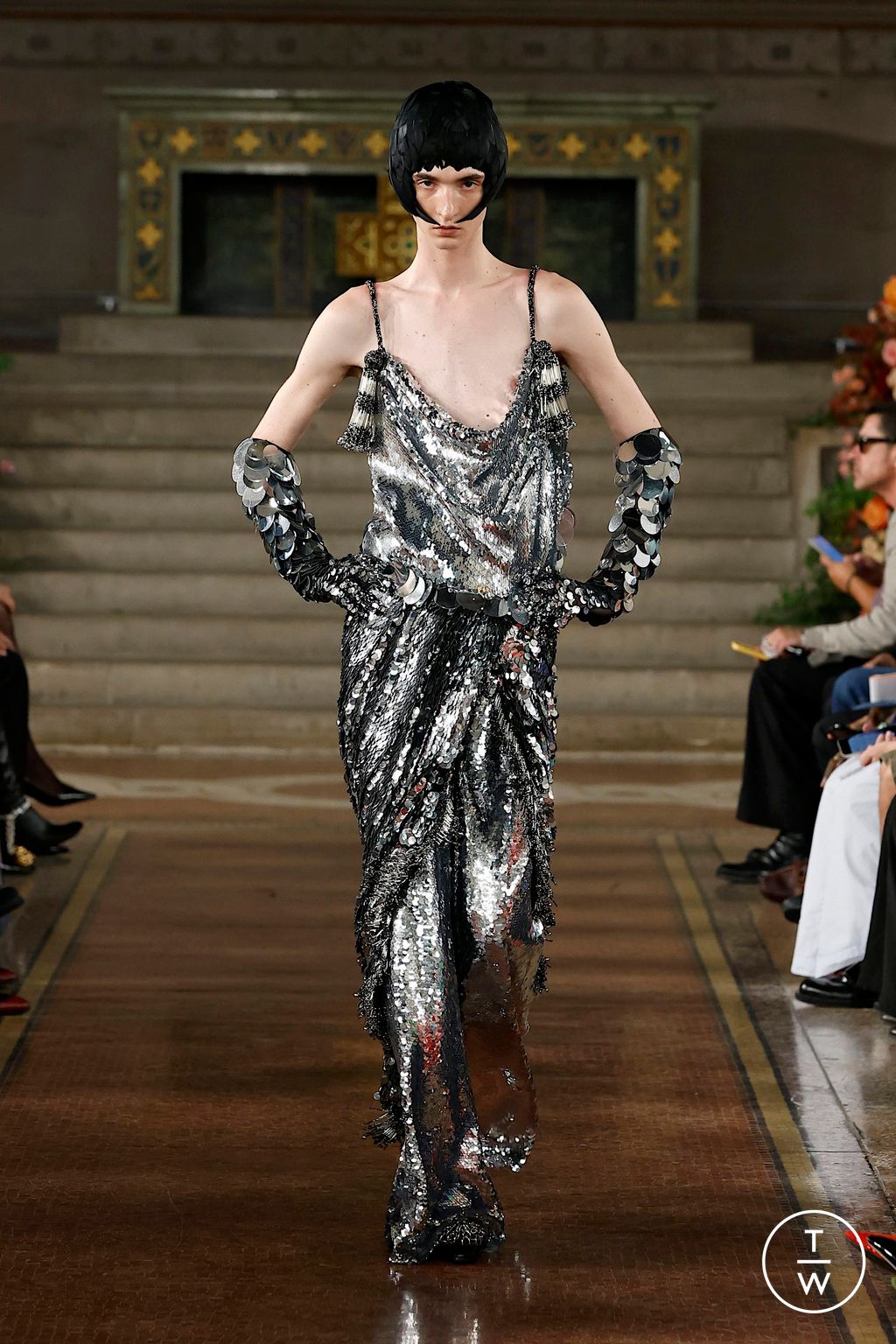 Fashion Week New York Spring/Summer 2025 look 43 from the Palomo Spain collection 女装