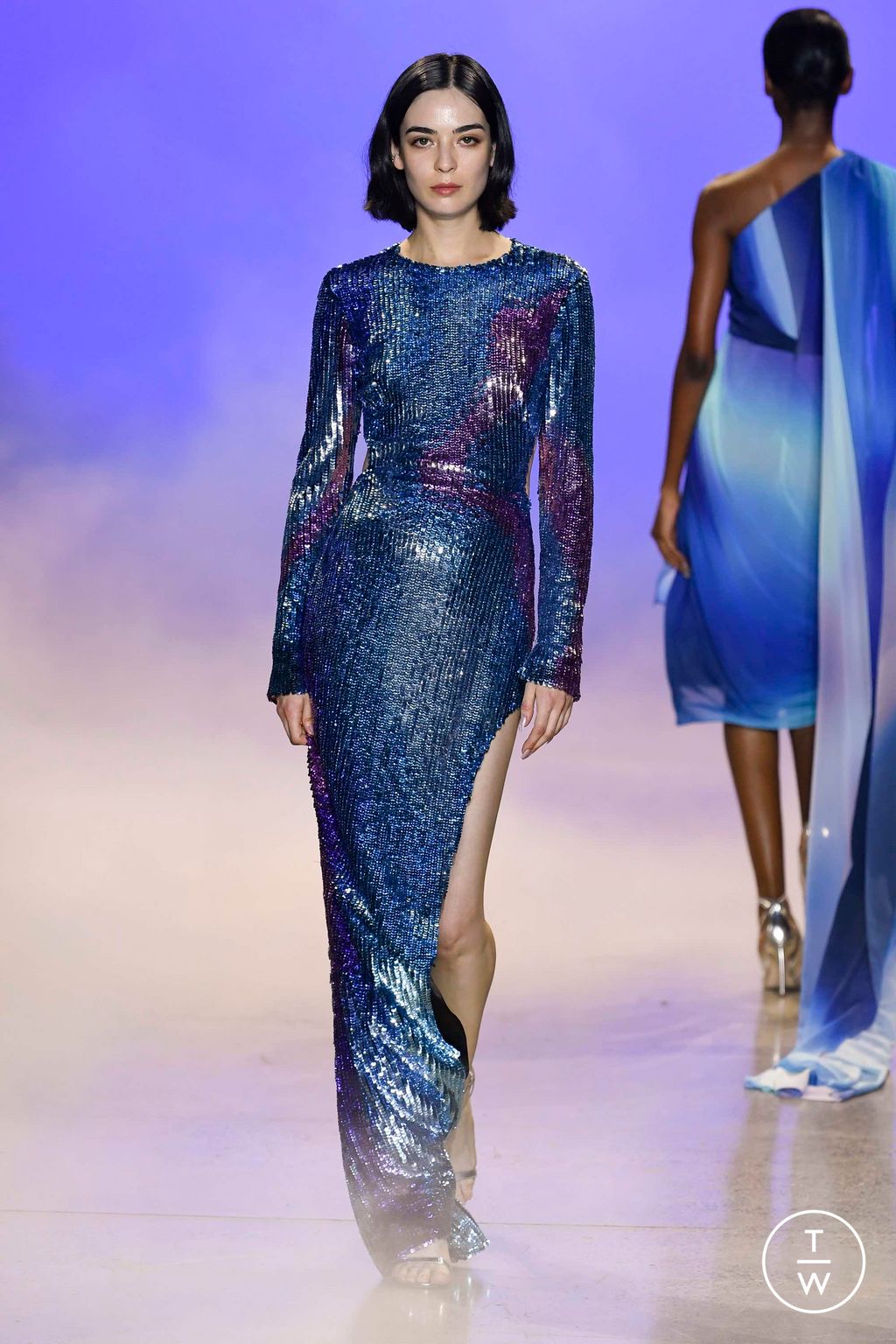 Fashion Week New York Fall/Winter 2023 look 3 de la collection Pamella Roland womenswear