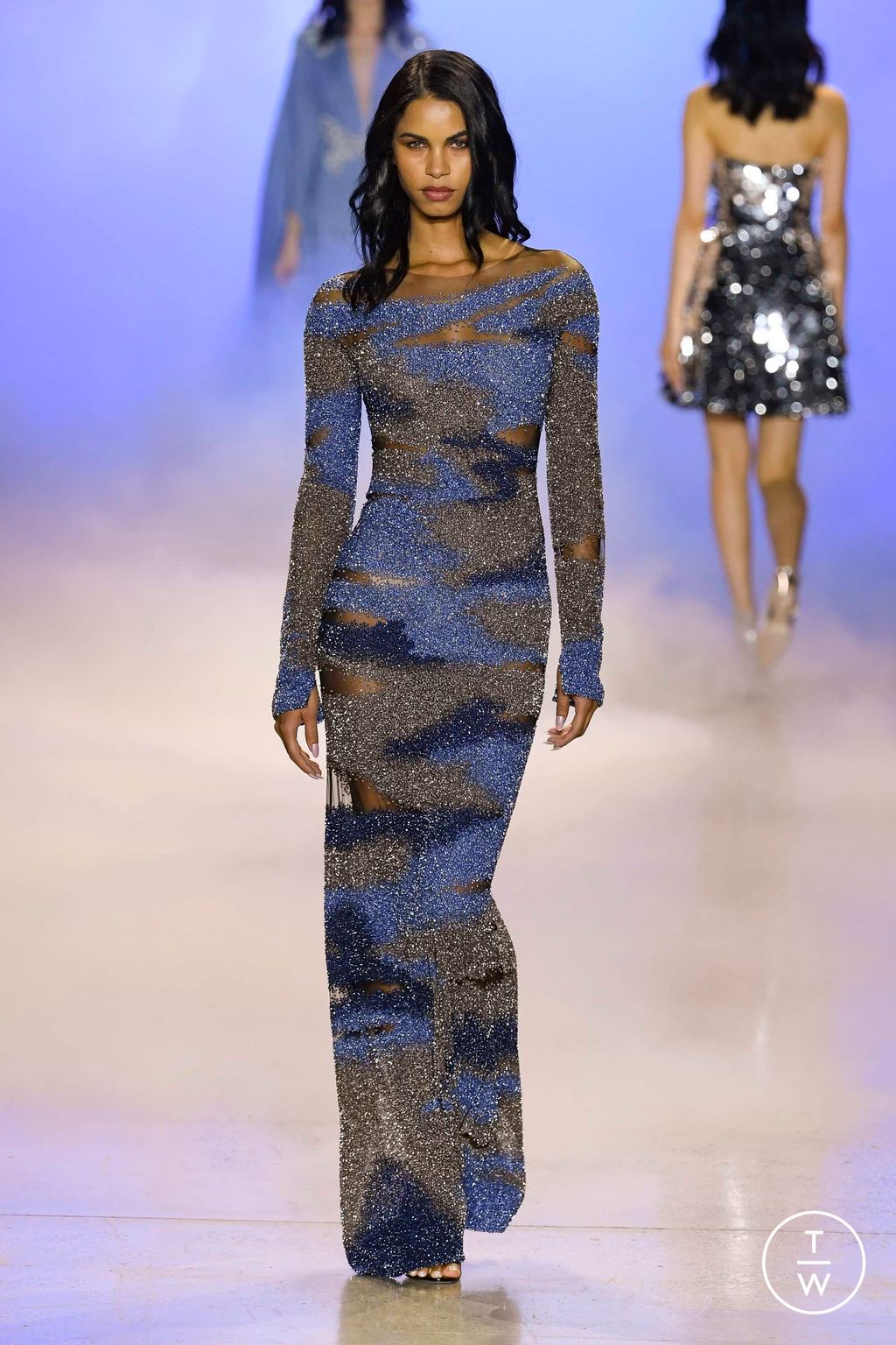 Fashion Week New York Fall/Winter 2023 look 5 de la collection Pamella Roland womenswear