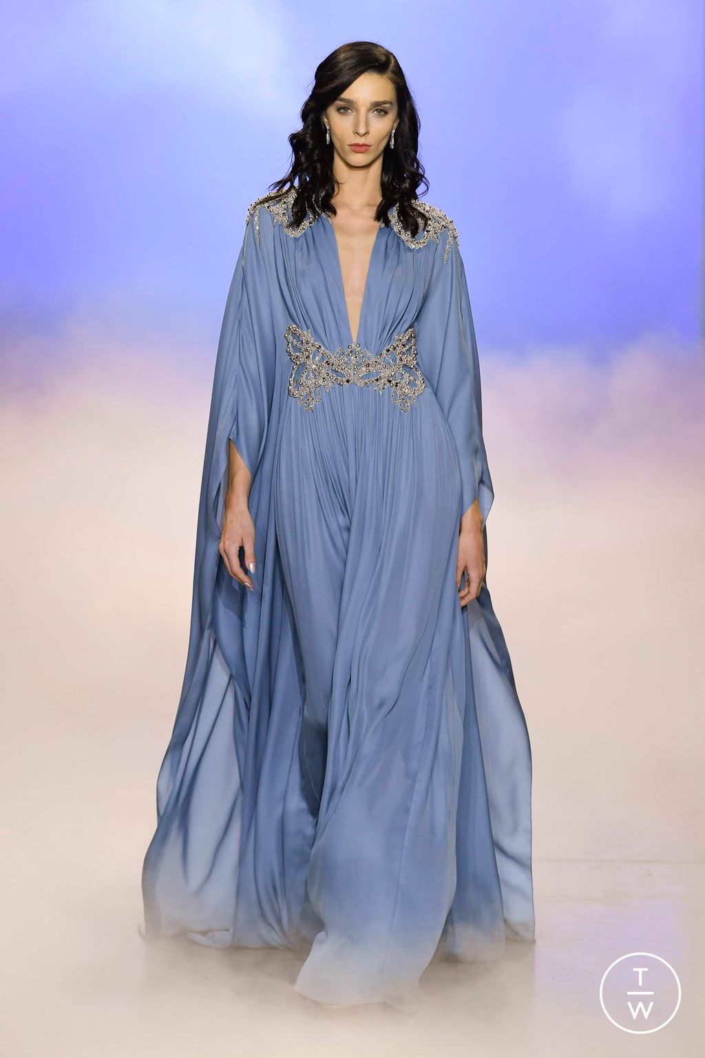 Fashion Week New York Fall/Winter 2023 look 6 de la collection Pamella Roland womenswear
