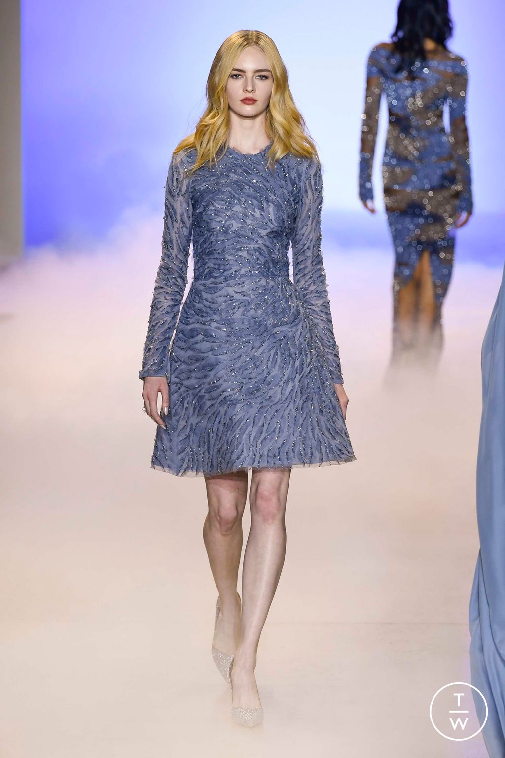 Fashion Week New York Fall/Winter 2023 look 7 de la collection Pamella Roland womenswear
