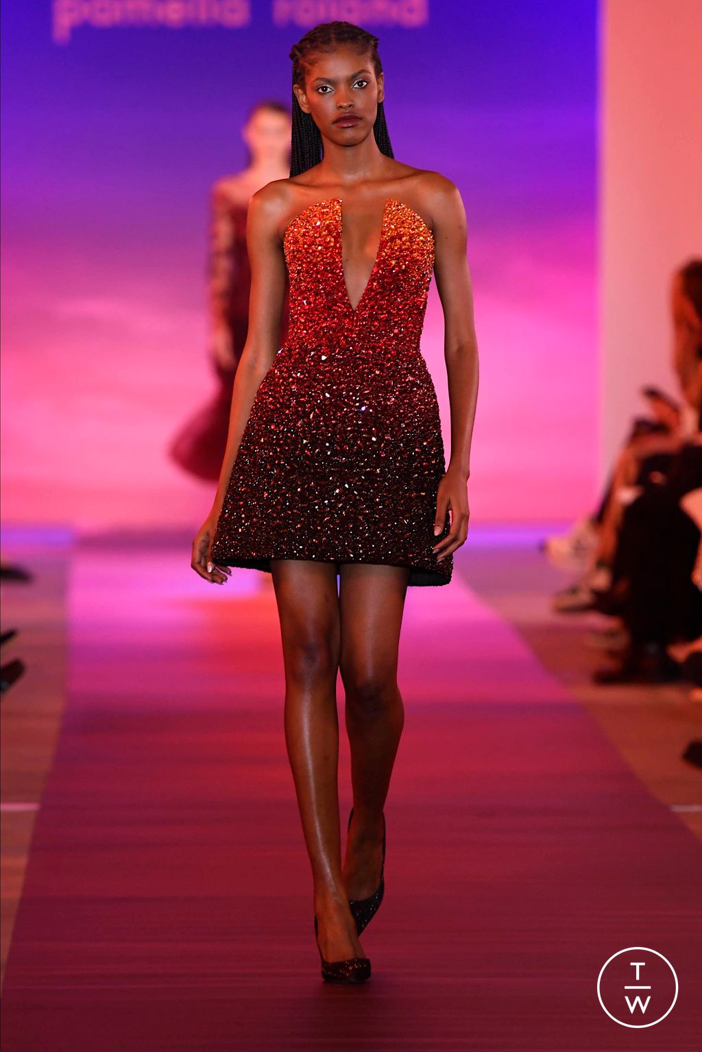 Fashion Week New York Fall/Winter 2024 look 23 de la collection Pamella Roland womenswear