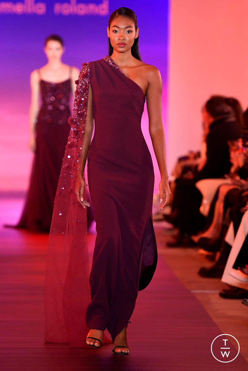 Fashion Week New York Fall/Winter 2024 look 29 from the Pamella Roland collection womenswear