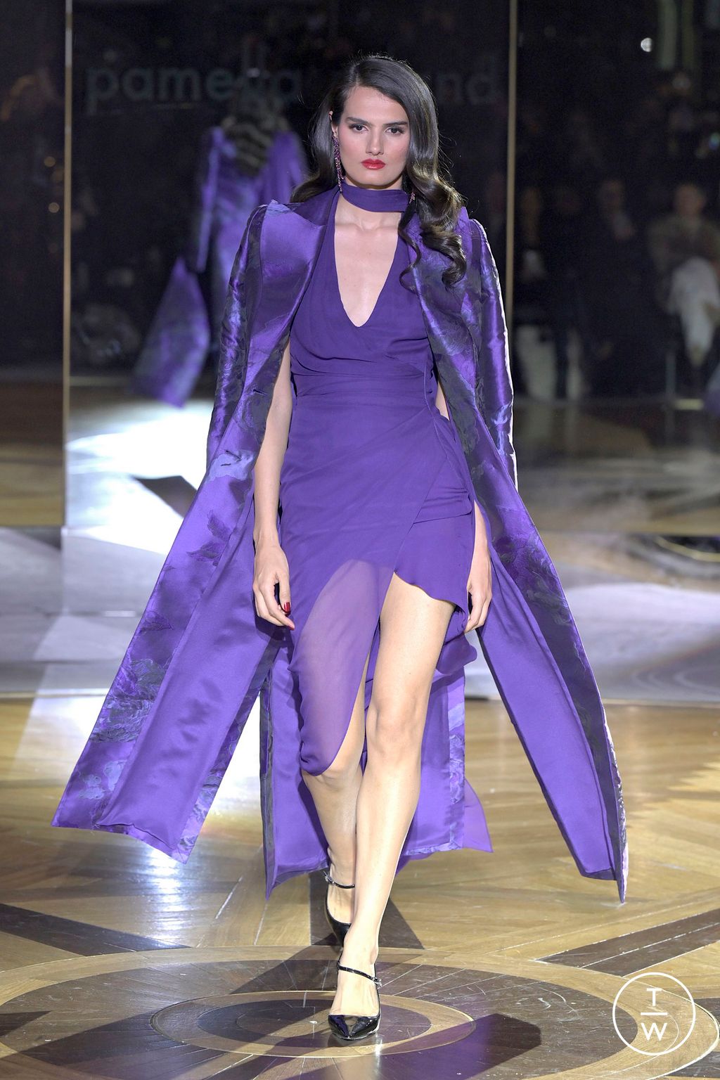 Fashion Week New York Fall/Winter 2025 look 7 from the Pamella Roland collection womenswear