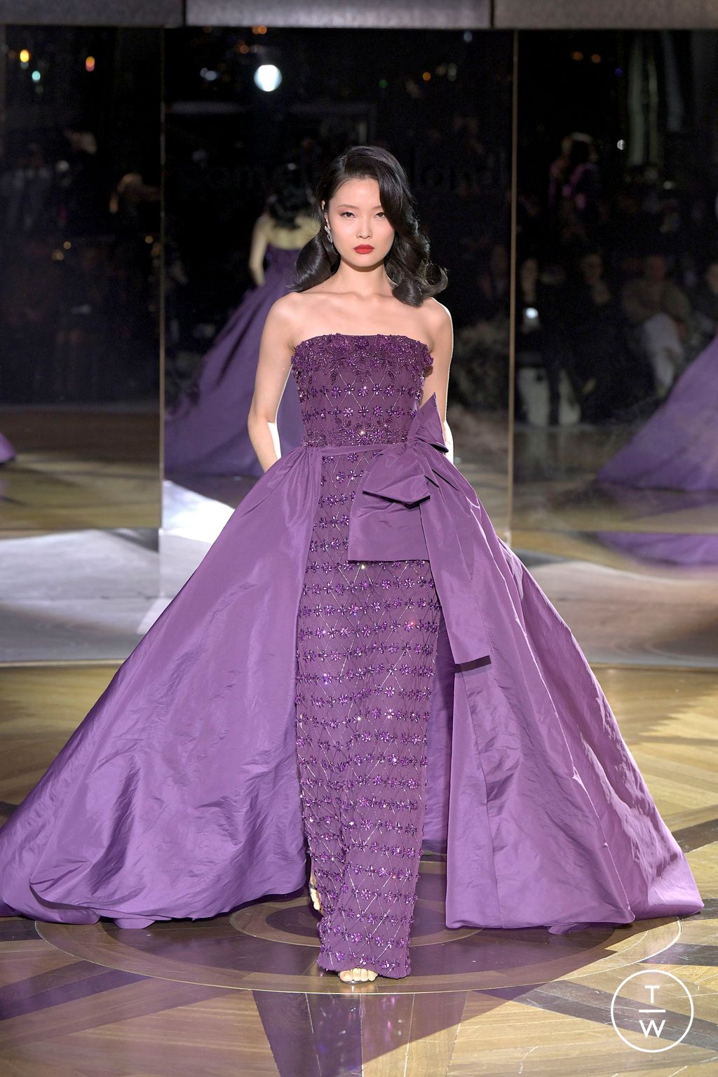 Fashion Week New York Fall/Winter 2025 look 8 from the Pamella Roland collection womenswear