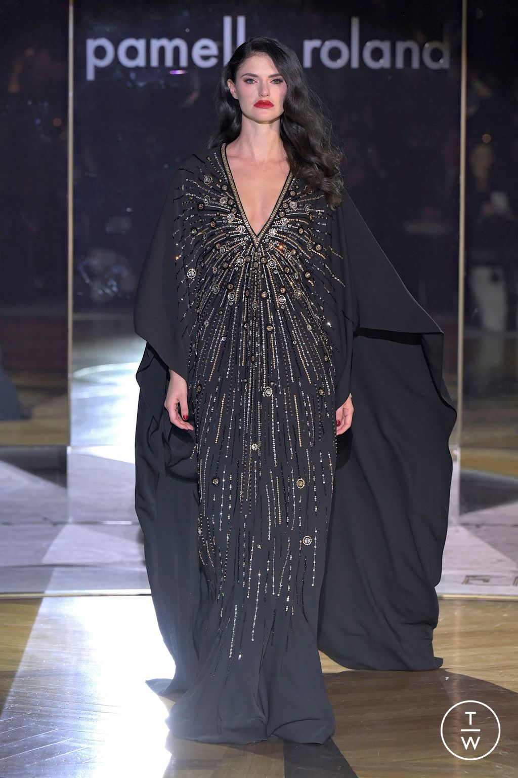 Fashion Week New York Fall/Winter 2025 look 21 from the Pamella Roland collection womenswear