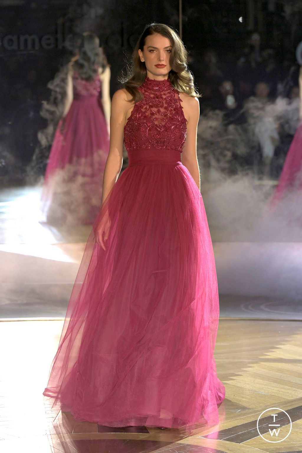 Fashion Week New York Fall/Winter 2025 look 26 from the Pamella Roland collection womenswear